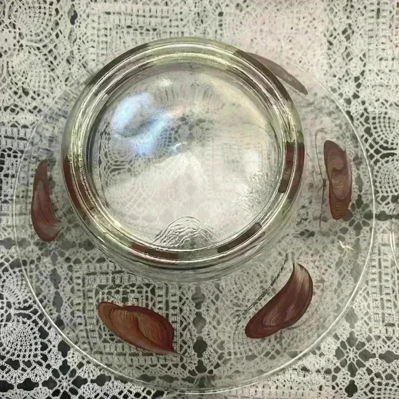 Vintage Glass Chip & Dip Set
Mid Century Modern Brown & Gold - Picture 7 of 16